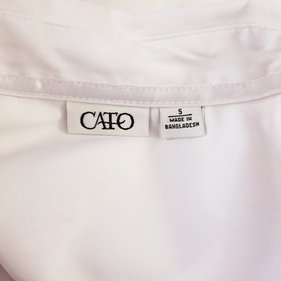 💰50%💰 Cato Button Up Longsleeve Blouse Small - Picture 3 of 3